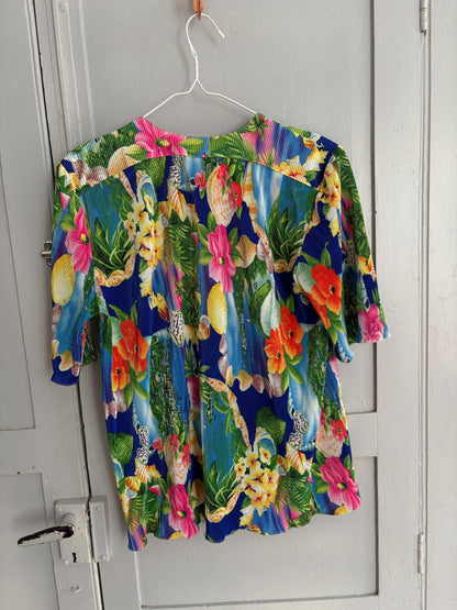 Vintage Floral Camisole Top, 1960s Style — additional view 11