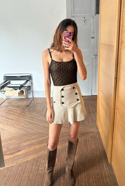 Vintage Black Lace Floral Camisole — additional view 8