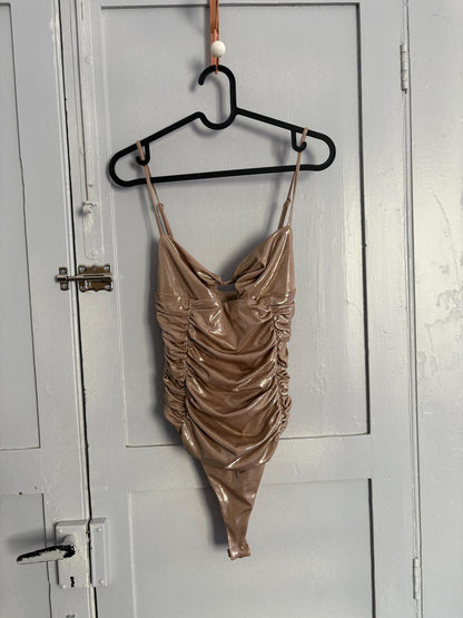Gold Metallic Y2K Bodysuit — additional view 7