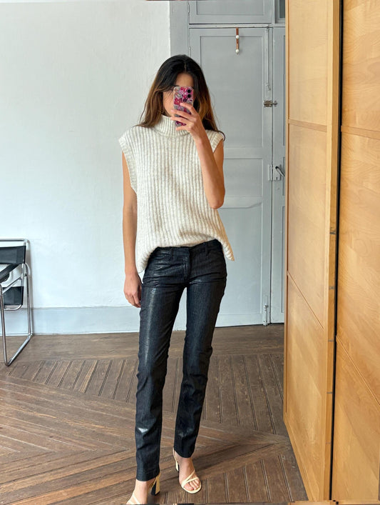 Vintage Drykorn for Beautiful People Shiny Metallic Pants – Size 28