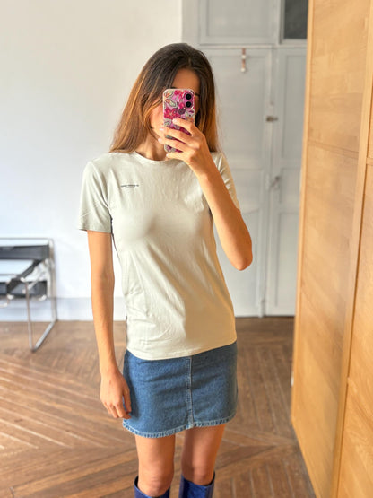 Sustainable Vintage G-Star Raw Slim Fit Tee — fabric close-up