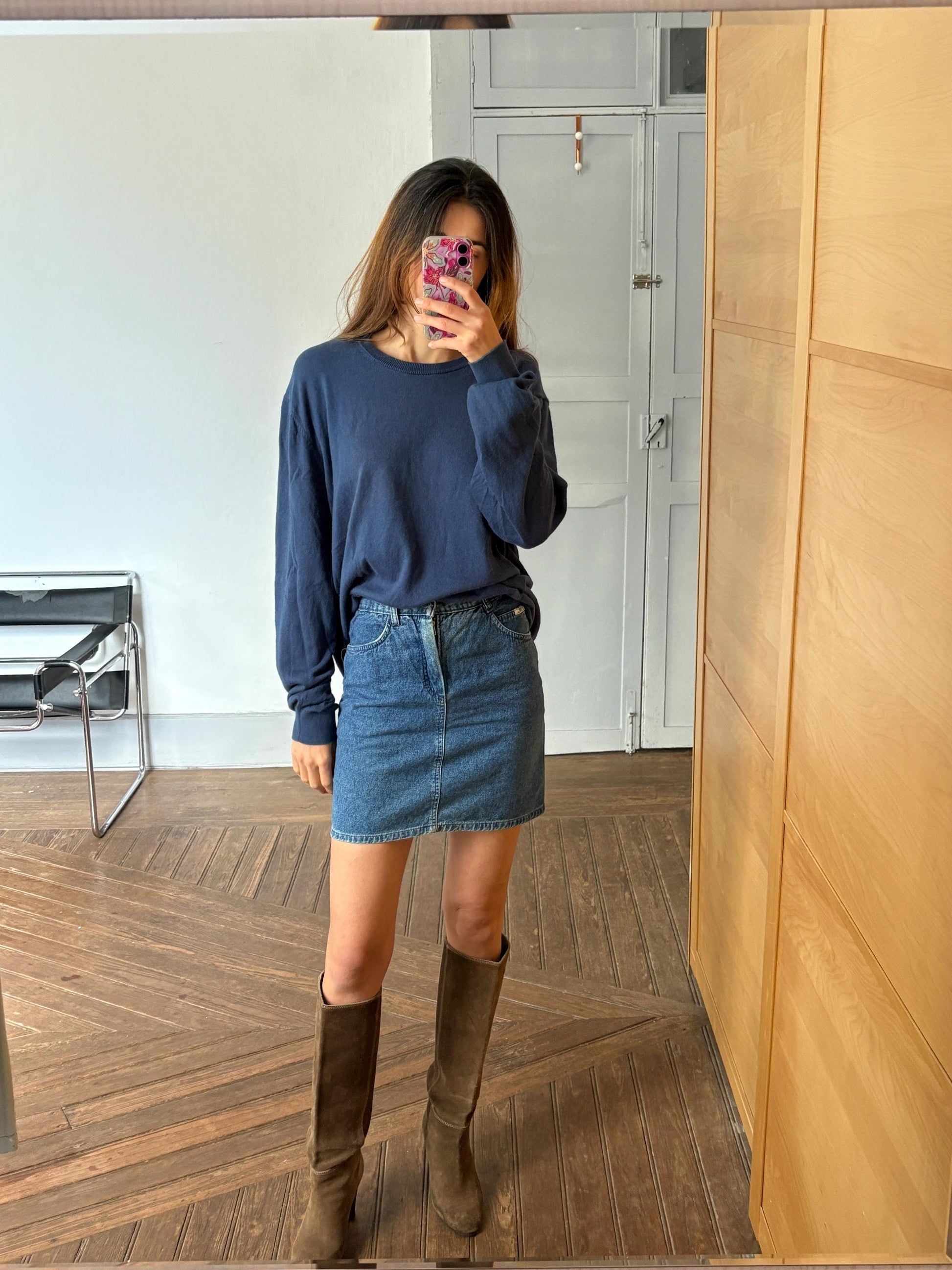 Vintage Emidio Tucci Cotton-Cashmere-Silk Jumper – Soft Oversized Fit, Unisex XL