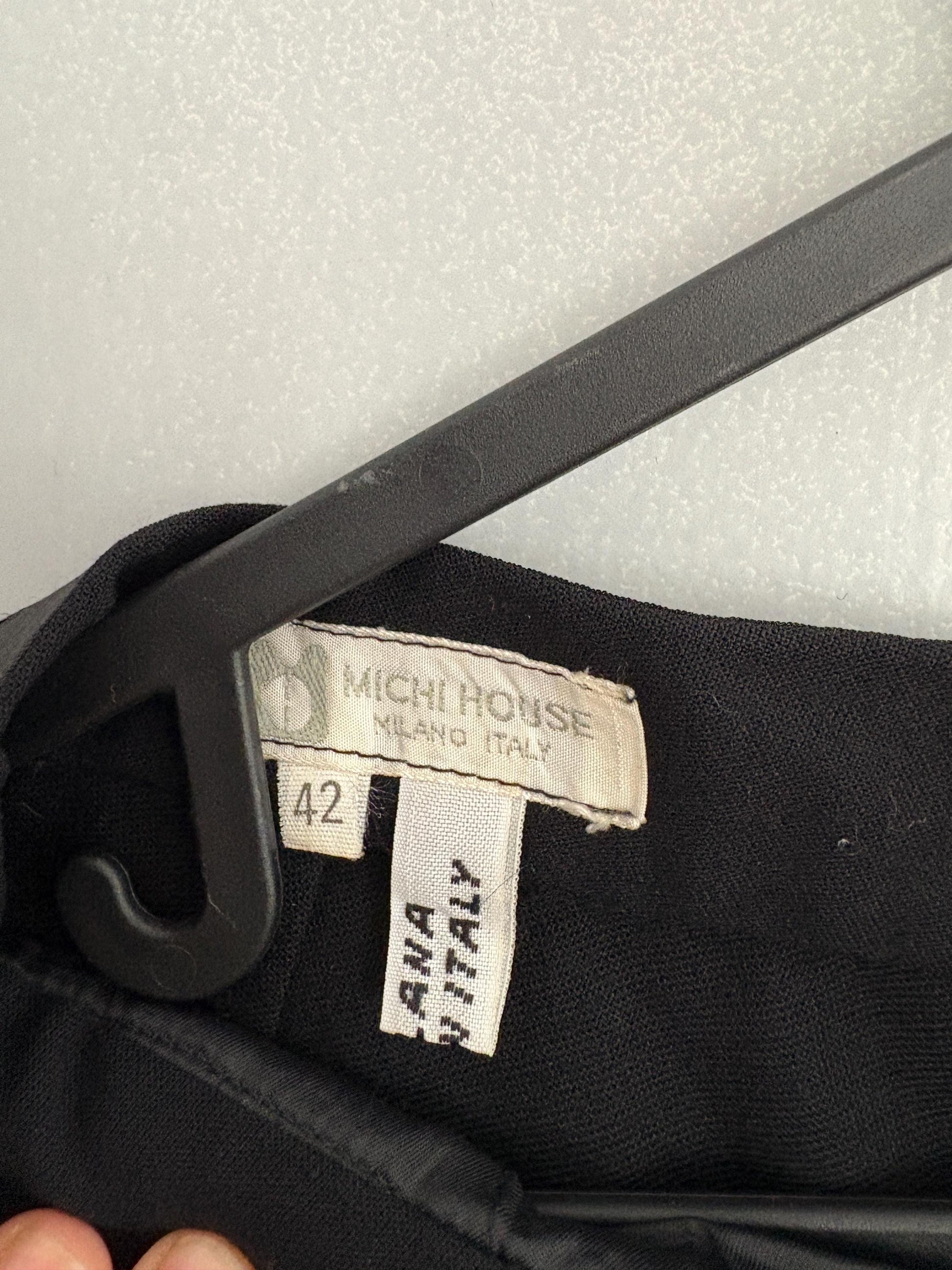 Vintage luxury trousers by Michi House Milano, Luxe Italian design wool formal pants