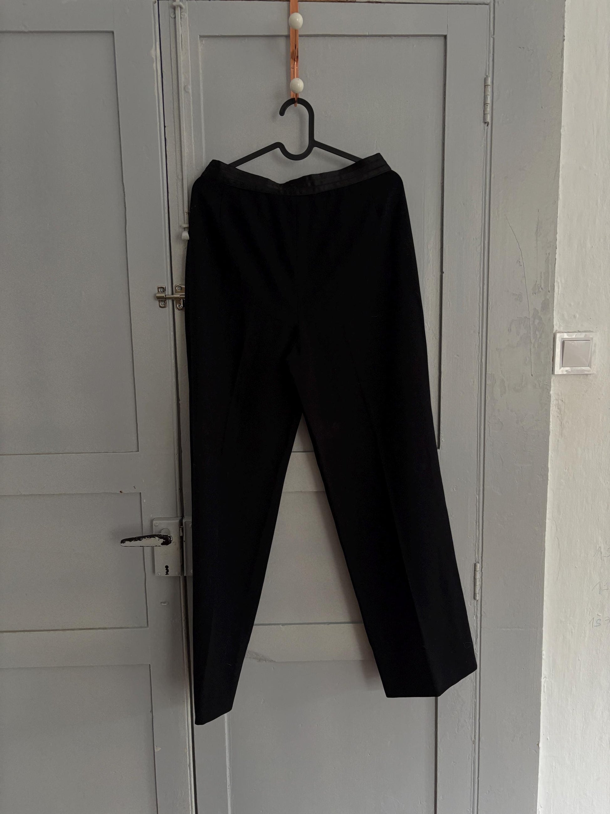 Vintage luxury trousers by Michi House Milano, Luxe Italian design wool formal pants
