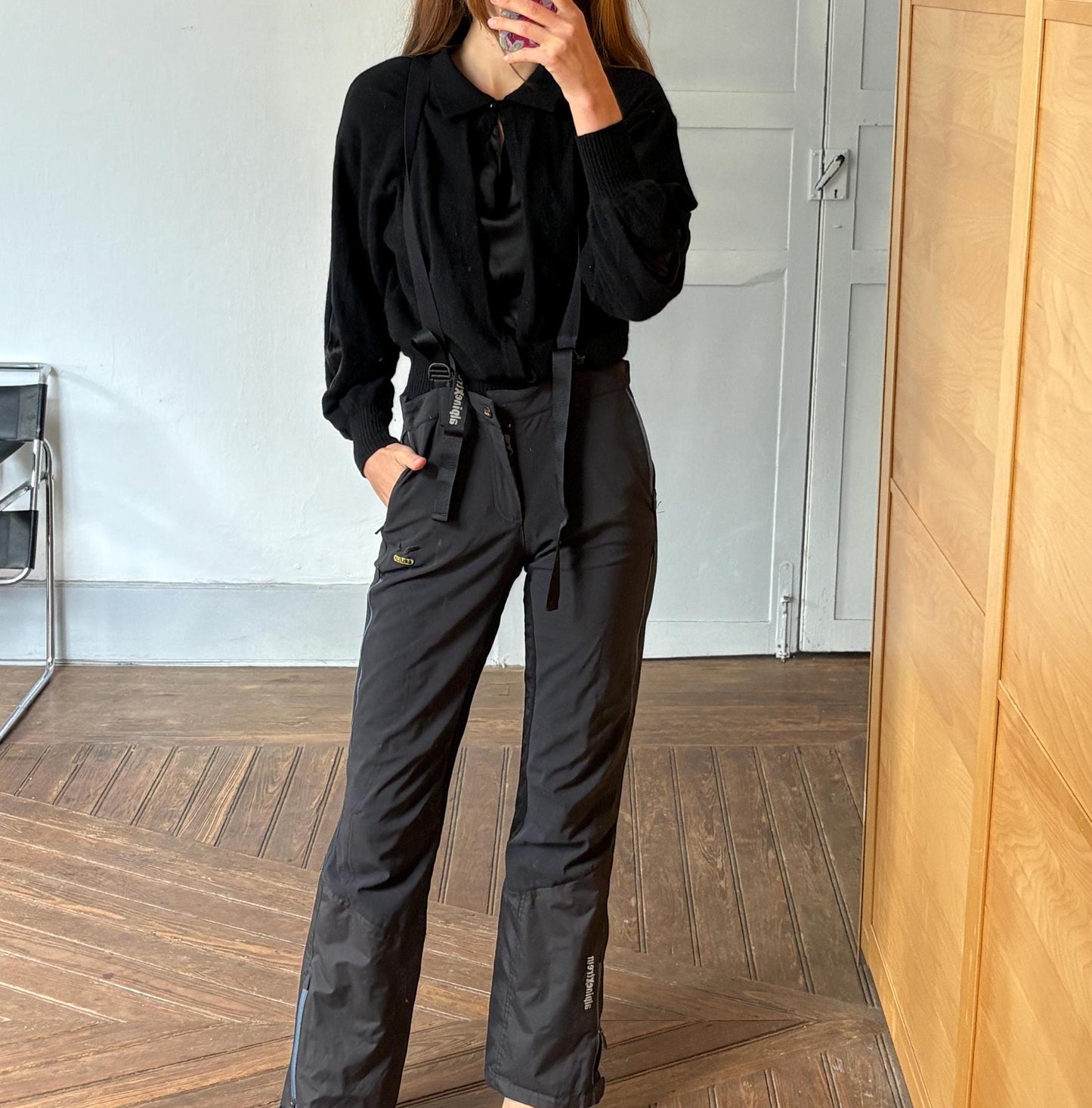 Vintage Black Salewa Ski Pants