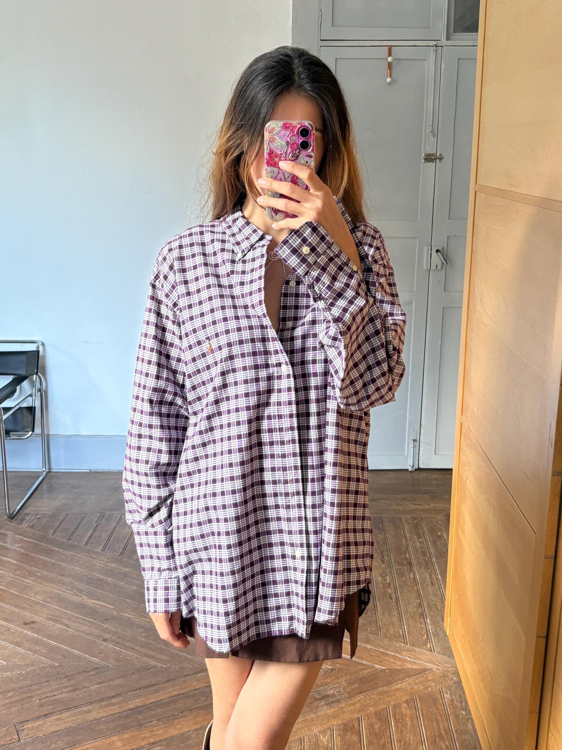 Vintage Ralph Lauren Shirt – Oversized Plaid 100% Cotton Shirt, Unisex Button Down, Preppy Classic. Size XXL