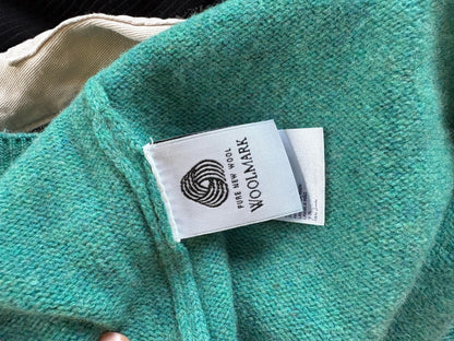 Vintage Green Wool Oversized Jumper — additional view 10