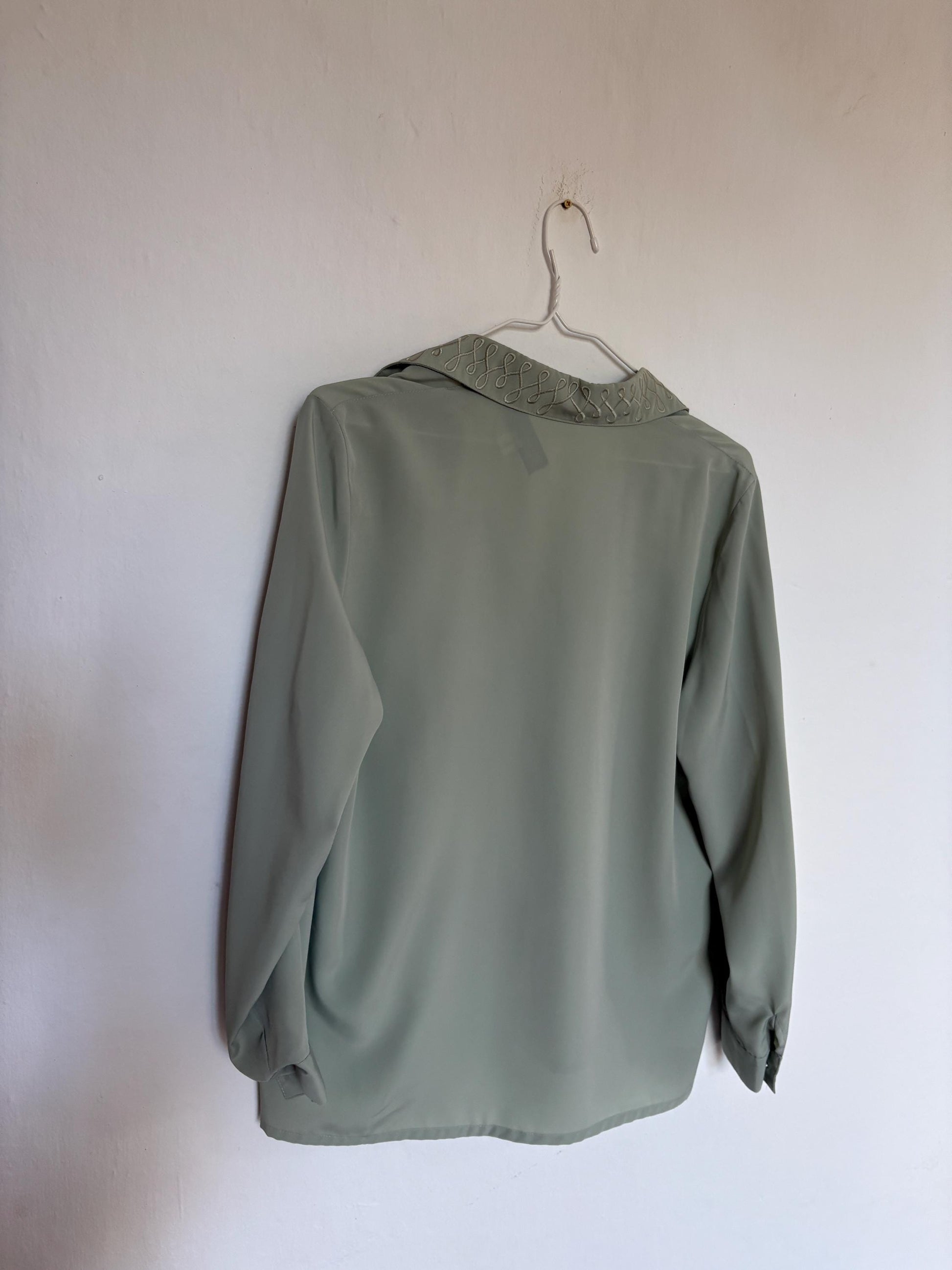 Romantic Guipur Blouse with Pearl Buttons — additional view 10