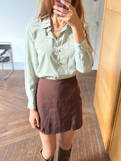 Romantic Guipur Blouse with Pearl Buttons — additional view 6