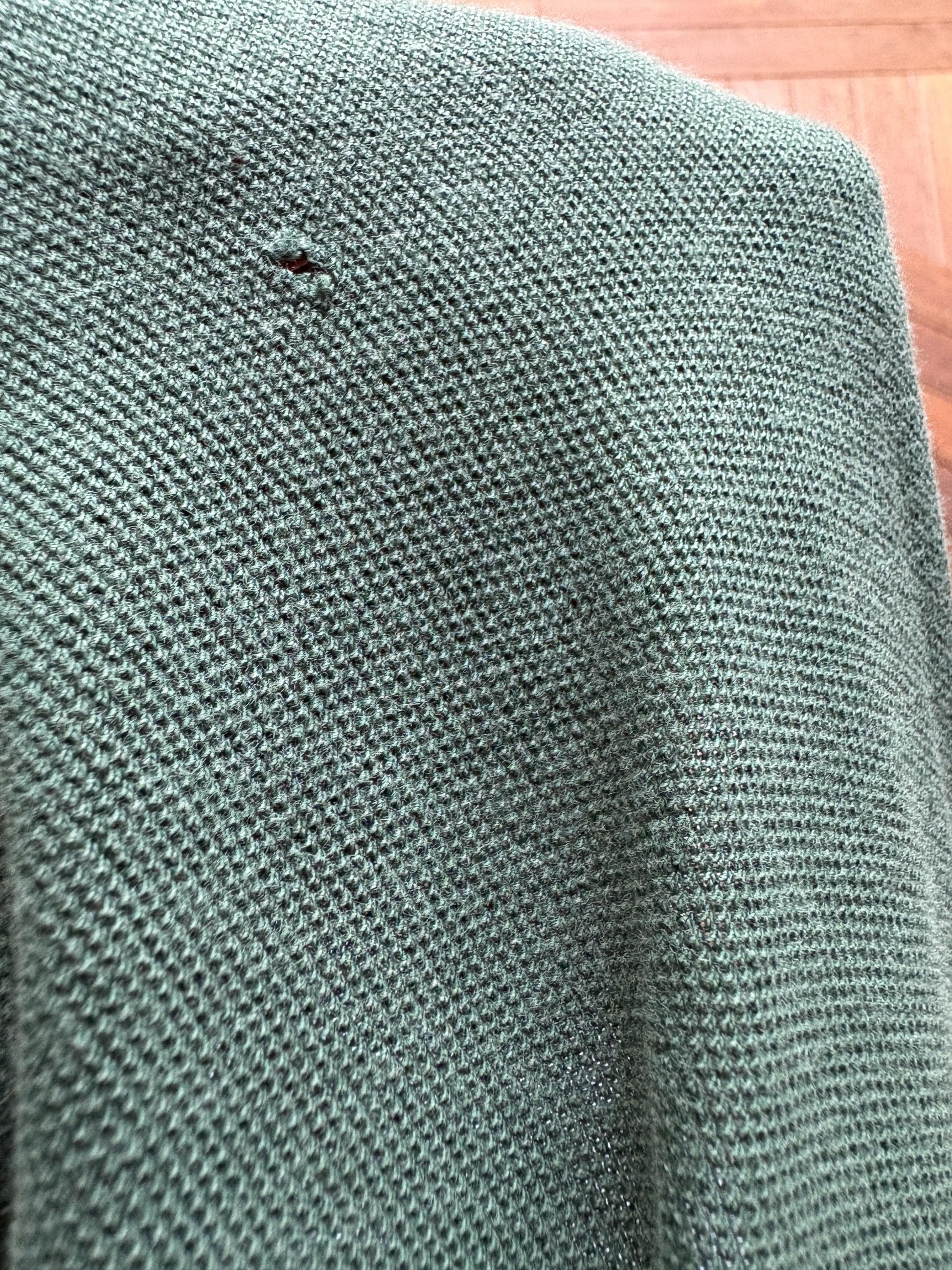 Vintage Secondhand green Polo by Ralph Lauren, Custom fit shirt, England logo cotton t-shirt with collar, Size S