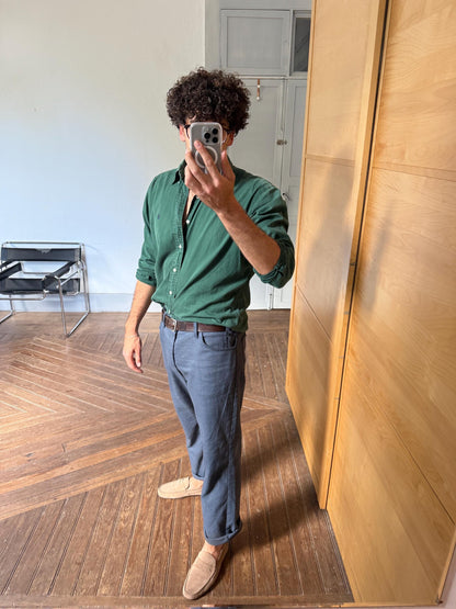 Vintage Levi's Sta-Prest Tailored Trousers — fabric close-up