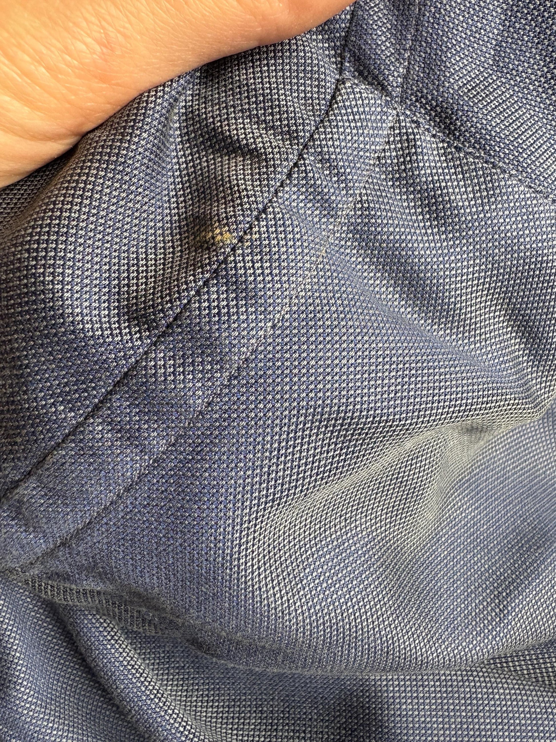 Vintage Lacoste Button Down Shirt – Classic Blue Long Sleeve Shirt, Crocodile Logo, Unisex Preppy Style