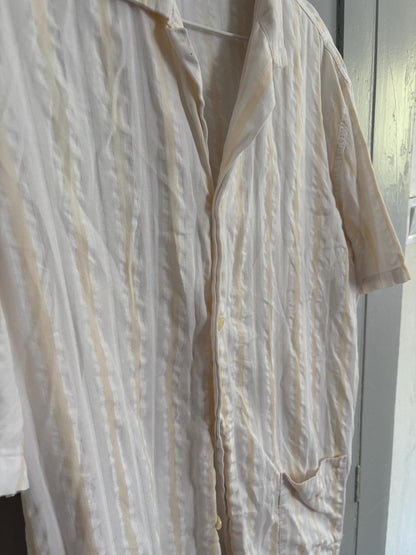 Vintage Striped Cotton Oversized Shirt — additional view 9