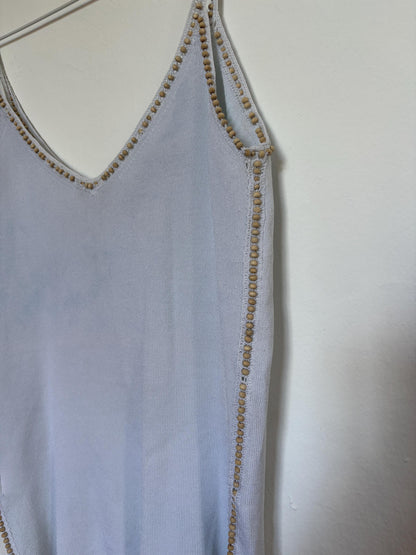 Beaded Knit Tank Top - Vintage Luxury — additional view 8