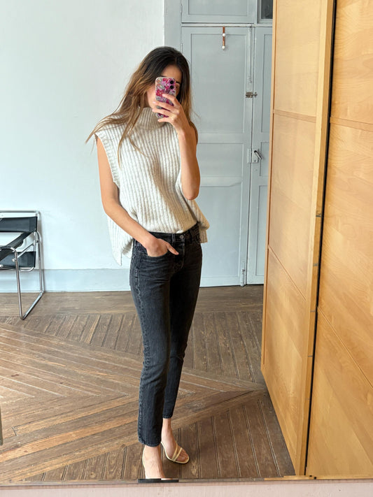 Vintage Levi’s Skinny Jeans – Washed Black / Dark Grey