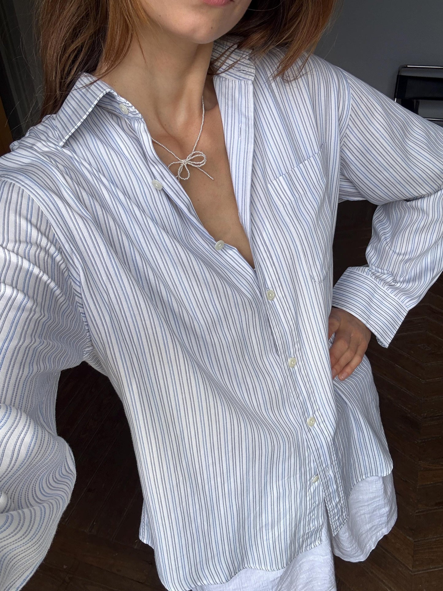 Vintage Emidio Tucci button down shirt, Soft fabric oversized men blouse, Boyfriend design wear, Size 4