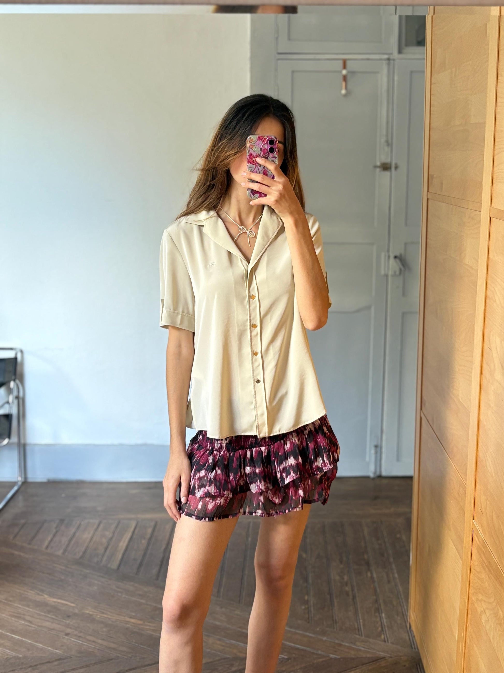 Luxury vintage Burberry London summer blouse, Lightweight button up shirt, Vintage designer wear, Preppy top, M