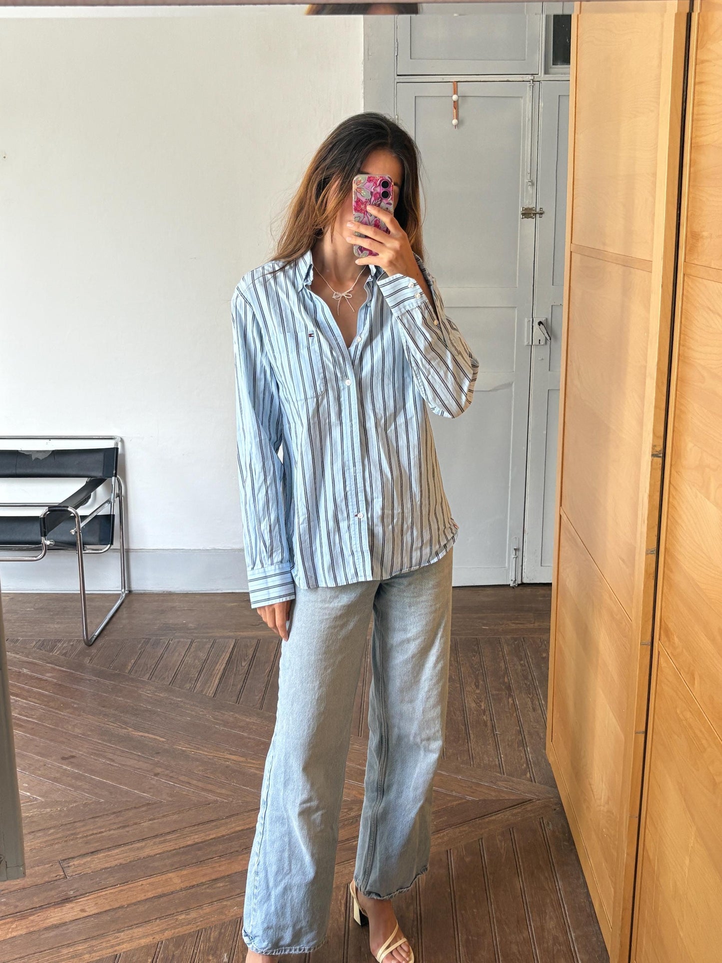 Vintage Tommy Hilfiger Button Up Shirt, Size S, 100% Cotton Unisex Fit oxford shirt, Preppy aesthetic clothing