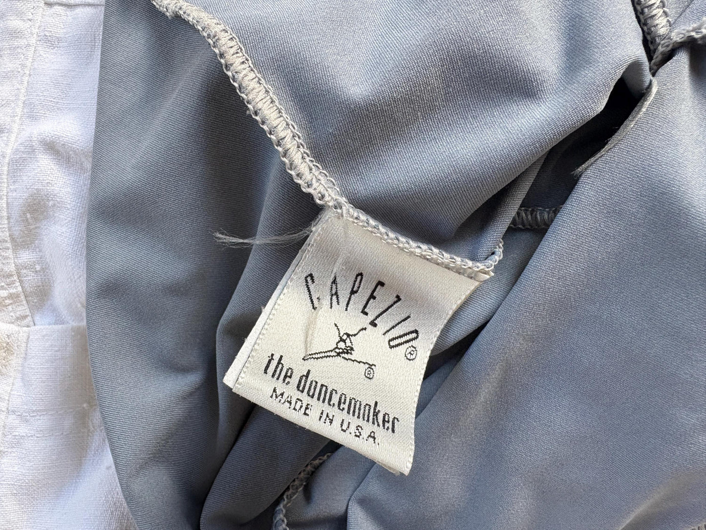 Vintage Lavender one-piece bodysuit, Capezio The Dancemaker body, made in USA, spaghetti strap, sleek fit, balletcore, Y2K style, sexy look