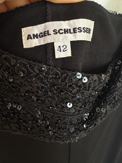Black Sequin Midi Dress, Vintage Style — additional view 10