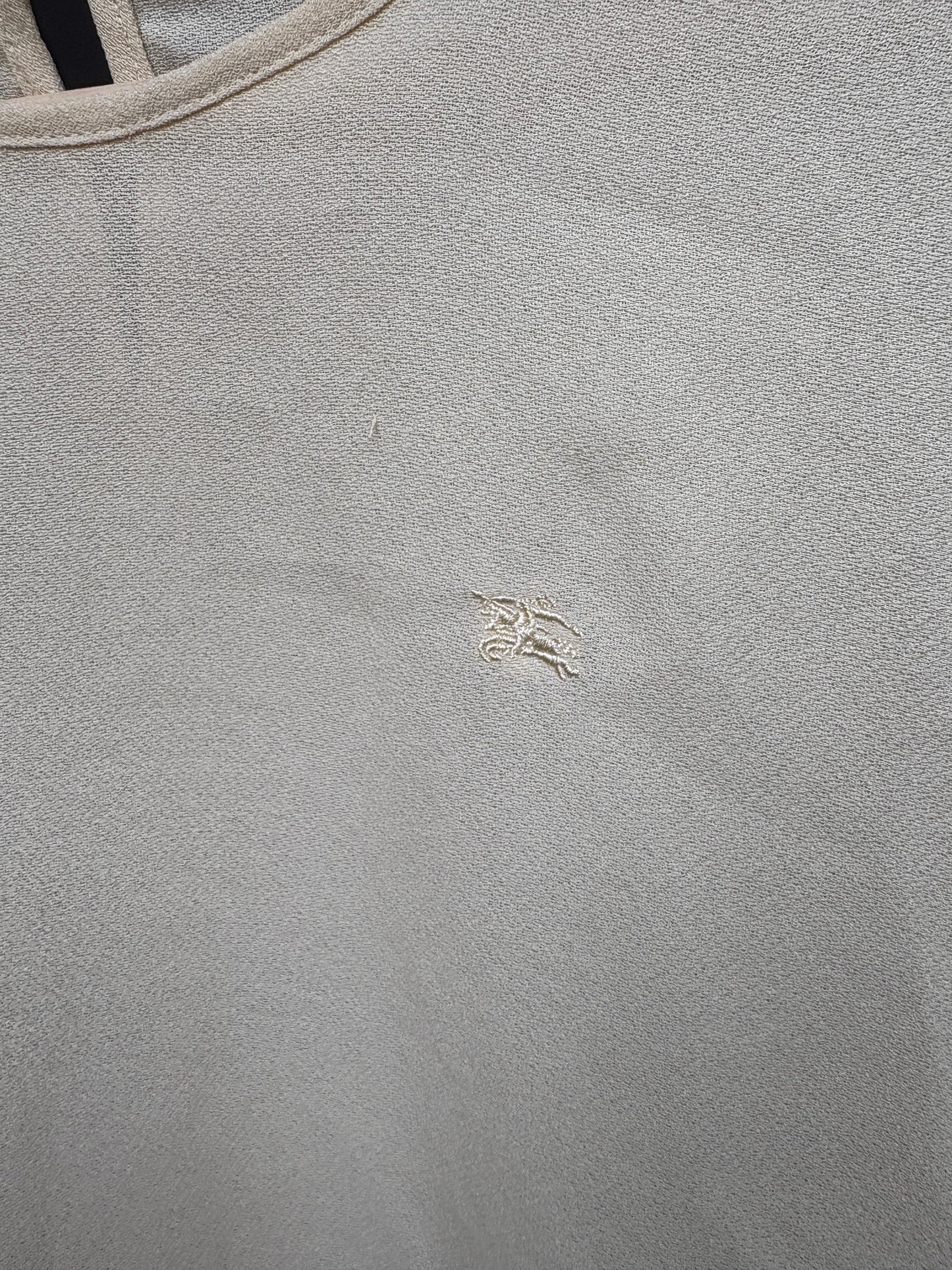 Vintage Burberrys Pastel Yellow Blouse – 90s Minimalist Dream, PRE BURBERRRY ERA