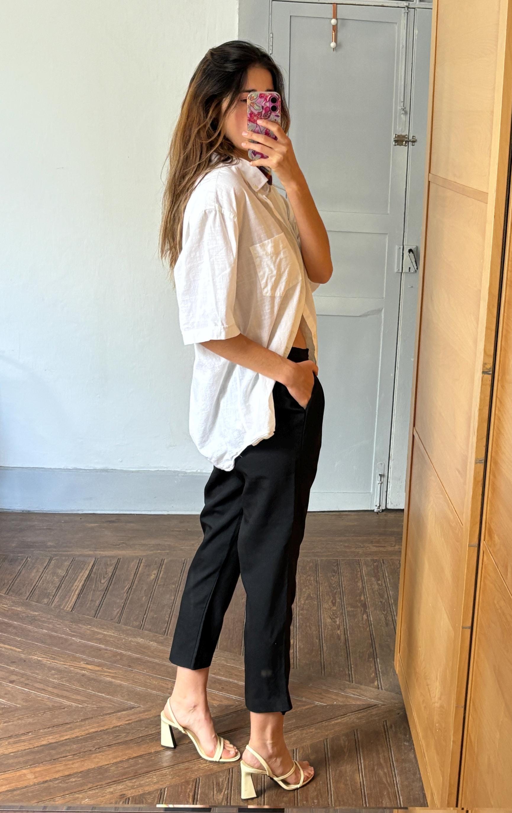 Vintage white blouse Paul & Shark Royal Yacht Club, Mens button down luxury linen maritime summer shirt, Size XL