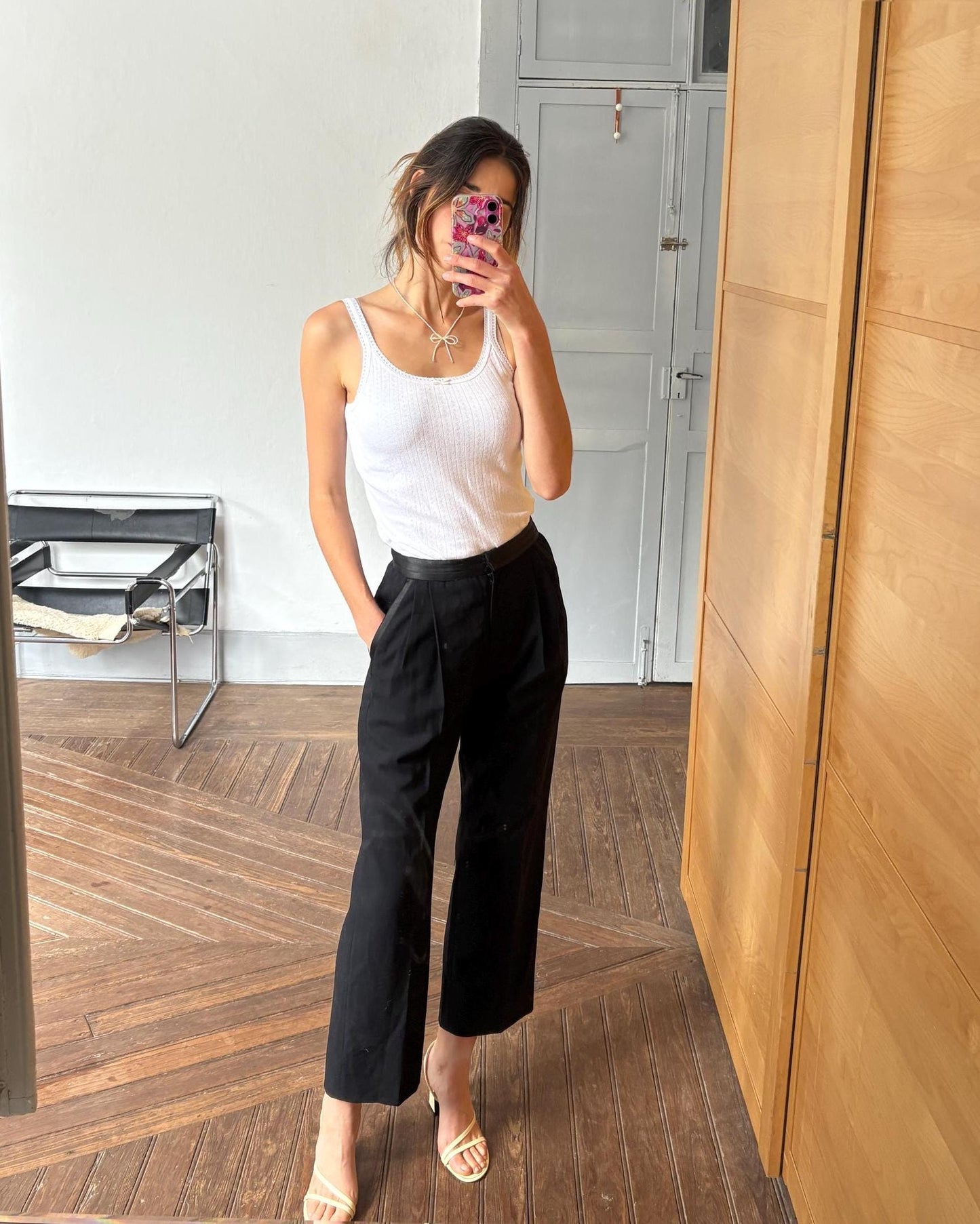 Vintage luxury trousers by Michi House Milano, Luxe Italian design wool formal pants