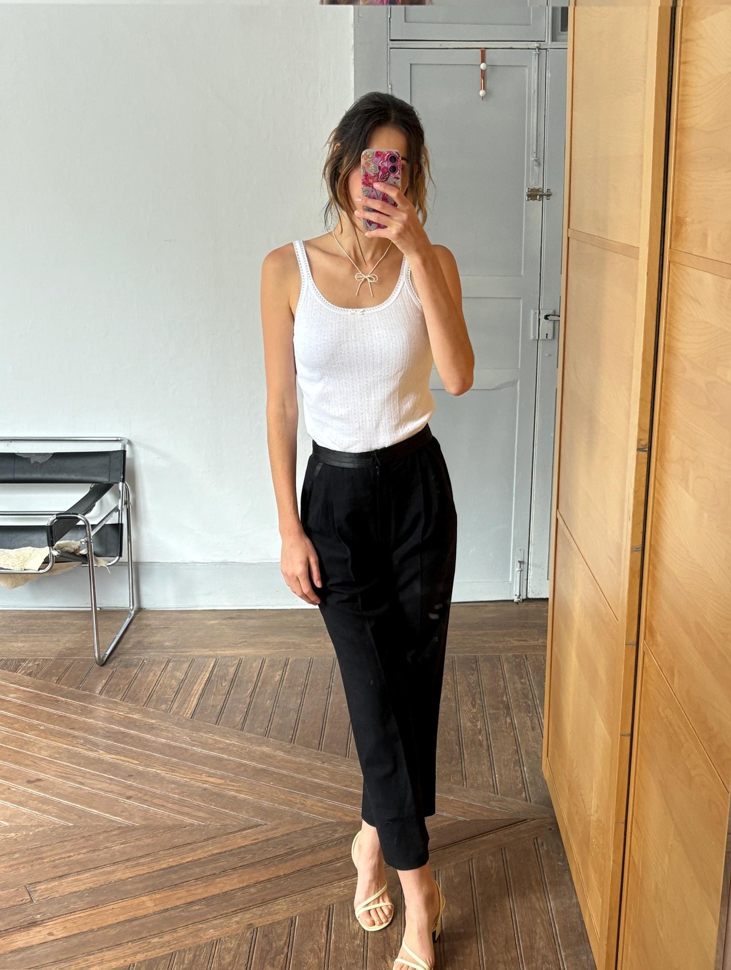 Vintage luxury trousers by Michi House Milano, Luxe Italian design wool formal pants