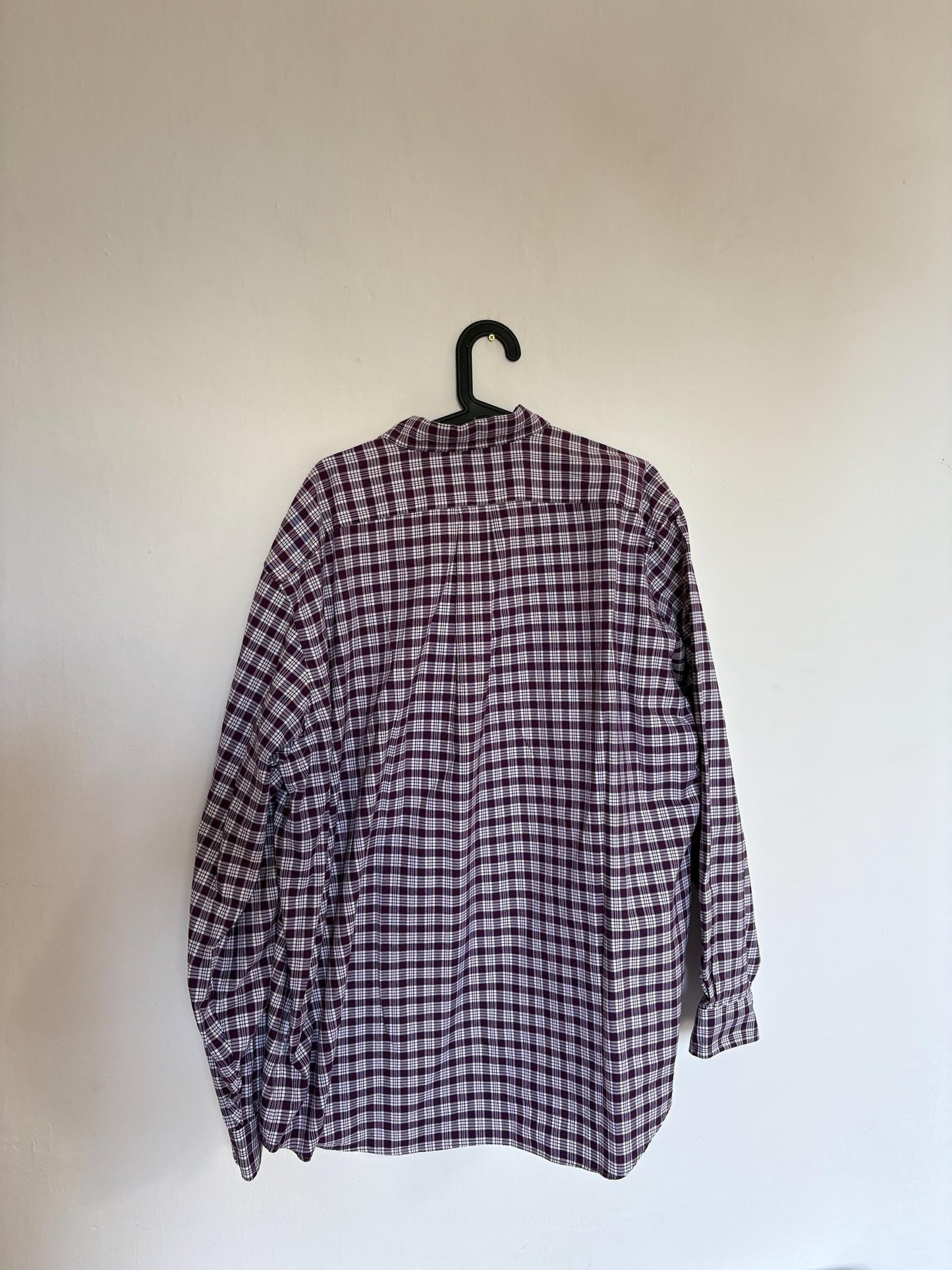 Vintage Ralph Lauren Shirt – Oversized Plaid 100% Cotton Shirt, Unisex Button Down, Preppy Classic. Size XXL