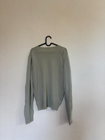 Sage Green Vintage Wool Jumper — additional view 10