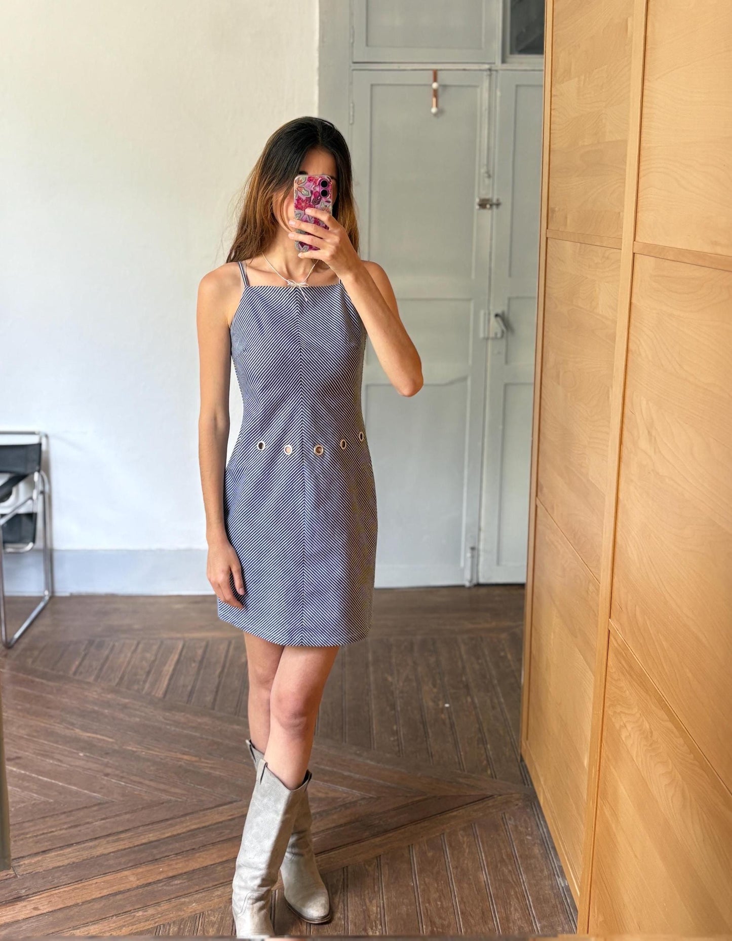 Vintage dress by Lili Sidonio, y2k Aesthetic mini dress, Cute short summer dress