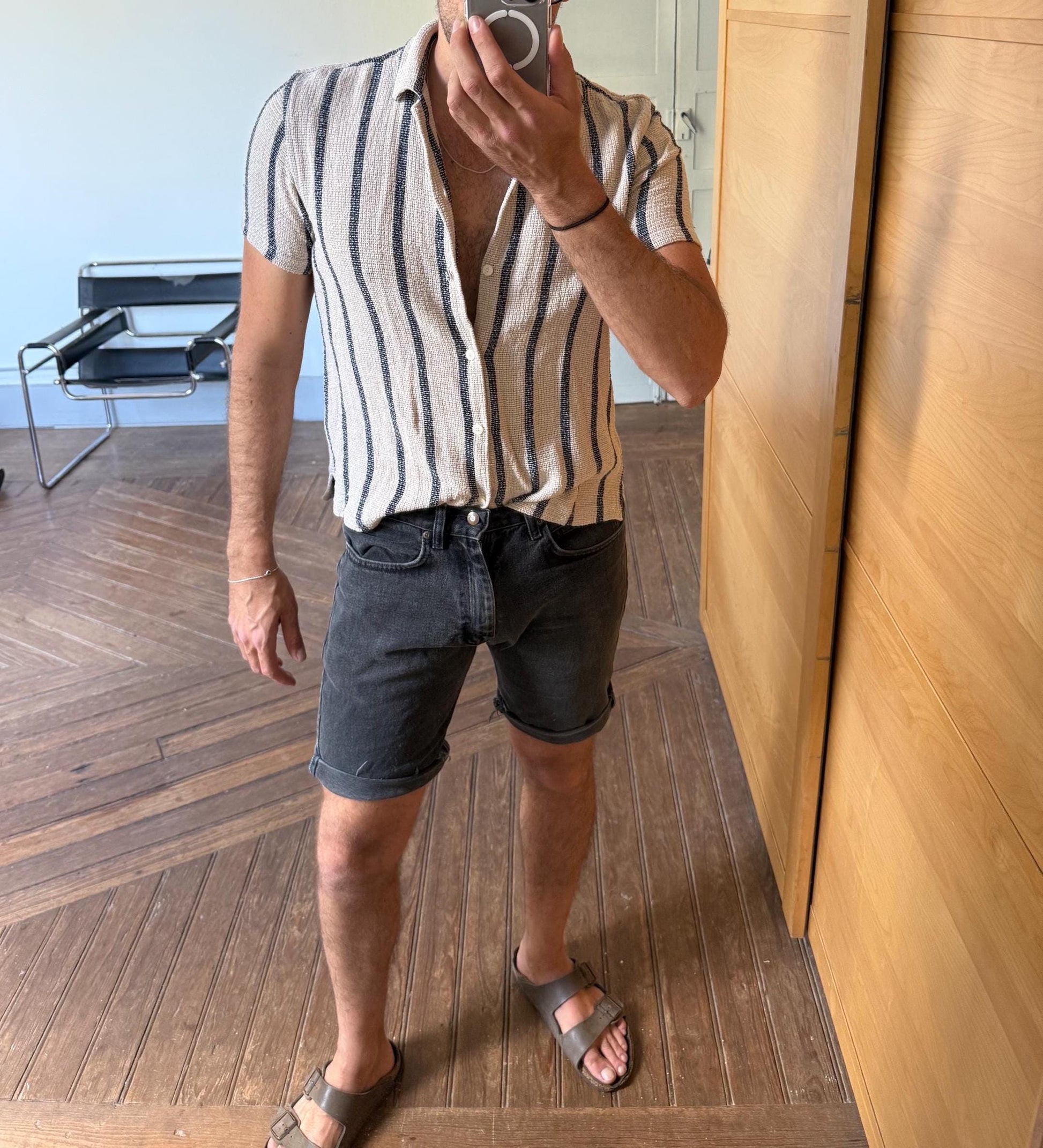 Vintage Lee black denim shorts, Cotton straight fit summer pants, Aesthetic raw hem men’s jean cutoffs, Cool grunge summer shorts, Size M