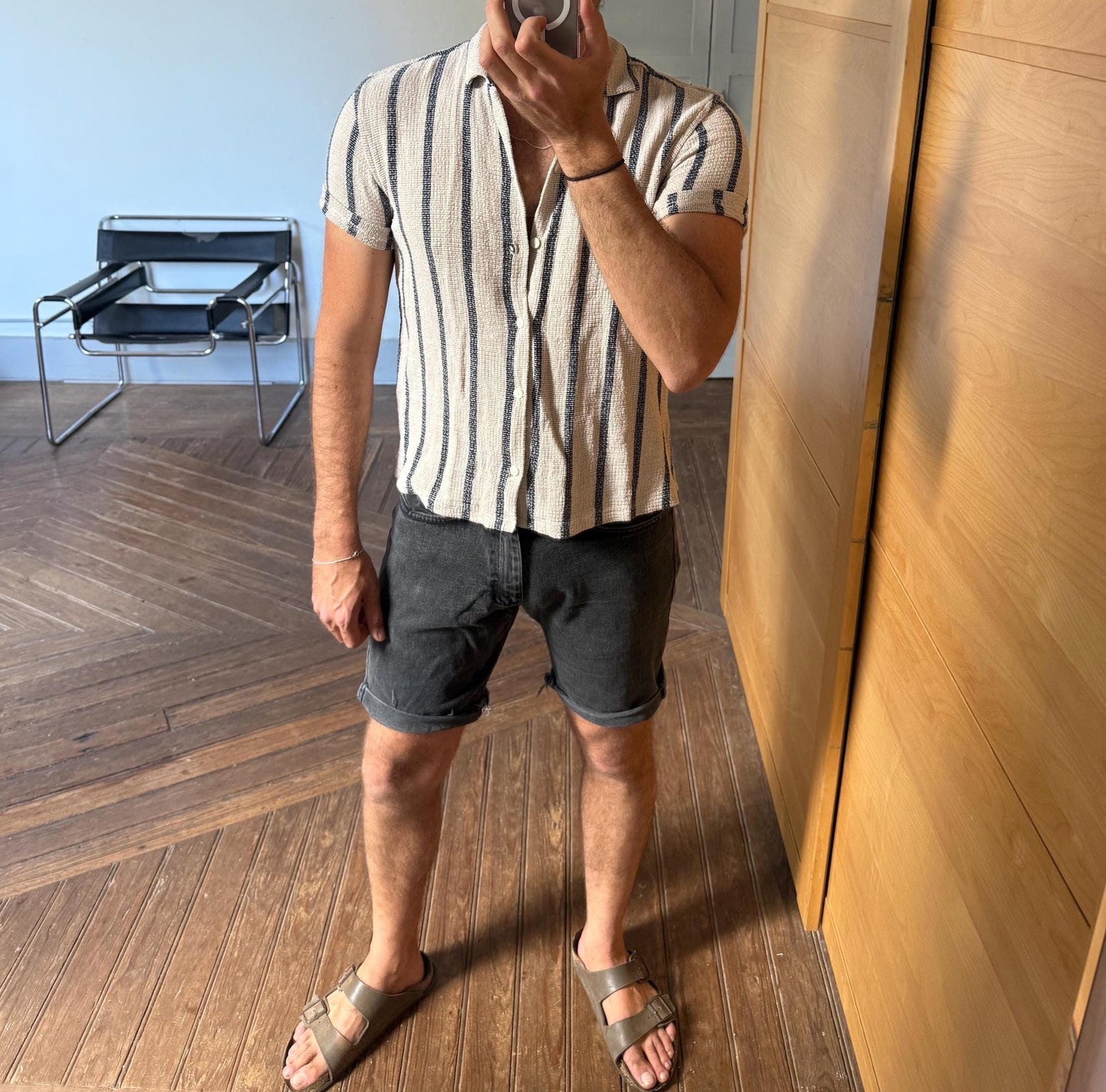 Vintage Lee black denim shorts, Cotton straight fit summer pants, Aesthetic raw hem men’s jean cutoffs, Cool grunge summer shorts, Size M