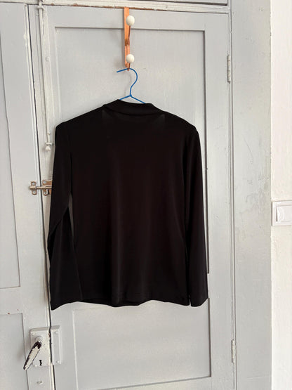 Vintage Black Choker Strap Blouse — additional view 10
