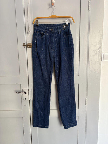 Cappopera Vintage Snake-Print Jeans — additional view 6