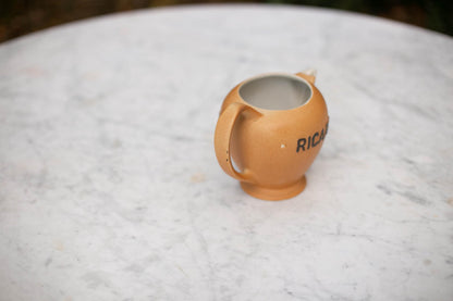 Vintage French Ricard Water Pitcher — back view