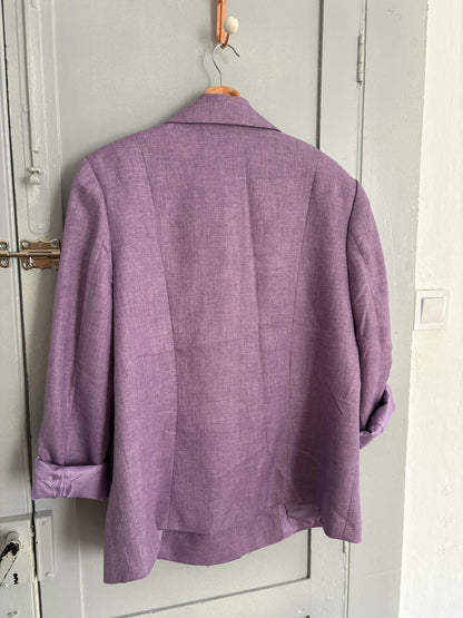Vintage Purple Women's Blazer by Esperanza Marcos — additional view 10