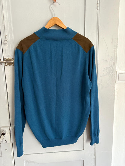 Vintage Massimo Dutti Cashmere-Cotton Knit Pullover — additional view 10