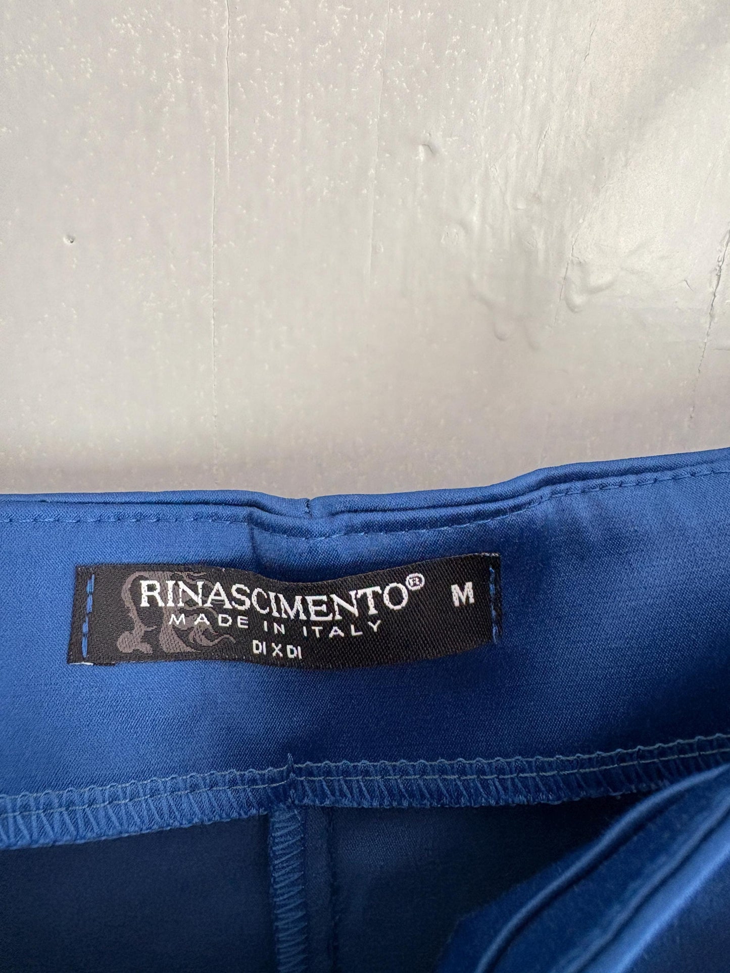 Vintage Blue Rinascimento Dress – Ruffle Mini Party Dress – Made in Italy – Statement Piece, Size S, Wedding guest outfit