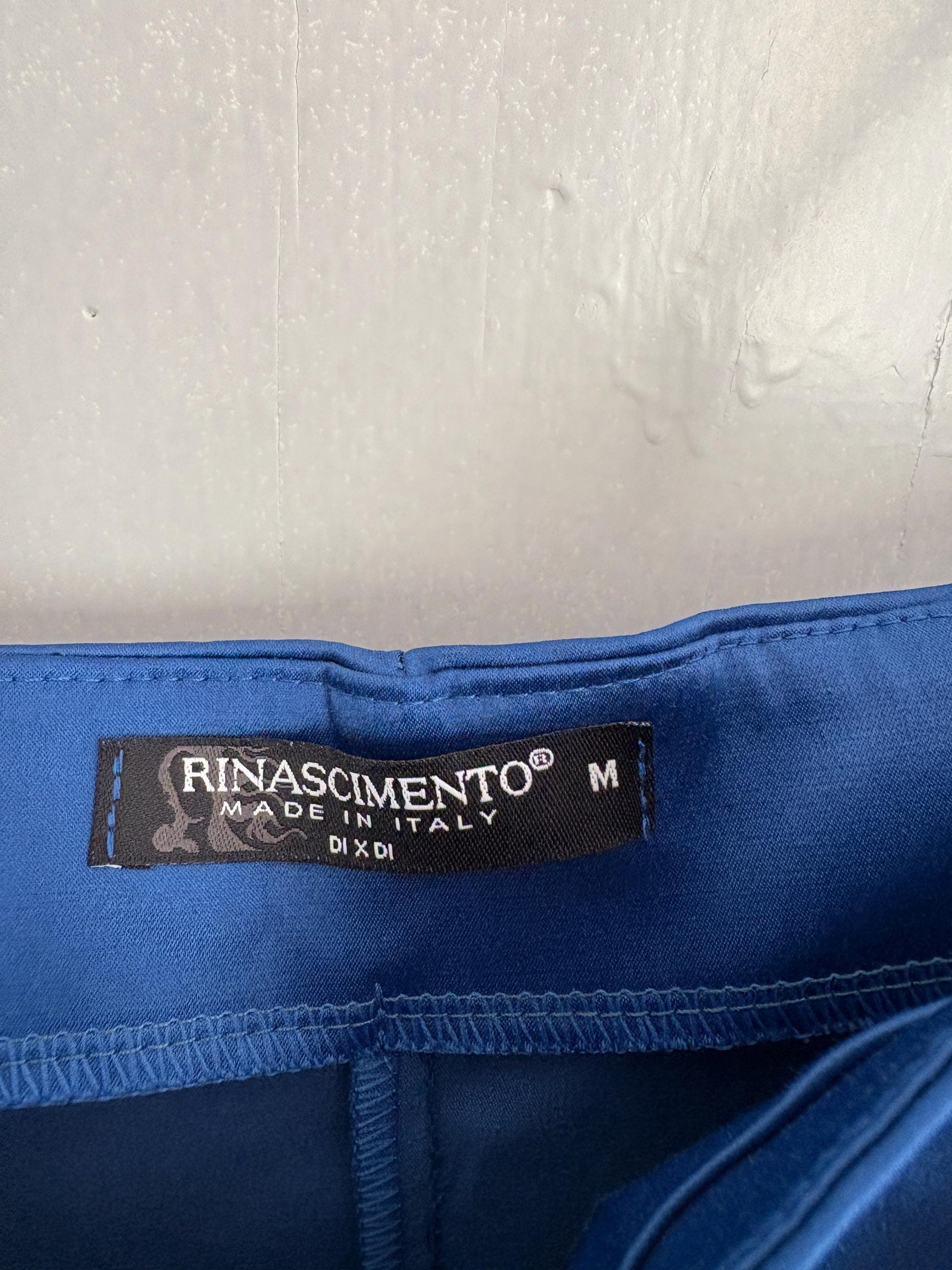 Vintage Blue Rinascimento Dress – Ruffle Mini Party Dress – Made in Italy – Statement Piece, Size S, Wedding guest outfit