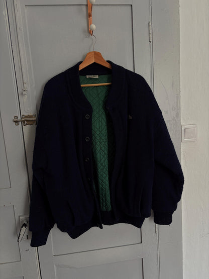 Lacoste Navy Blue Cardigan Knitwear — additional view 8