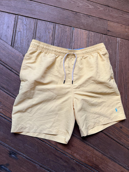 Vintage Ralph Lauren Yellow Swim Shorts — additional view 9