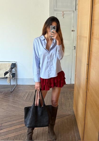Black Leather Minimalist Luxe Diaper Bag — additional view 5