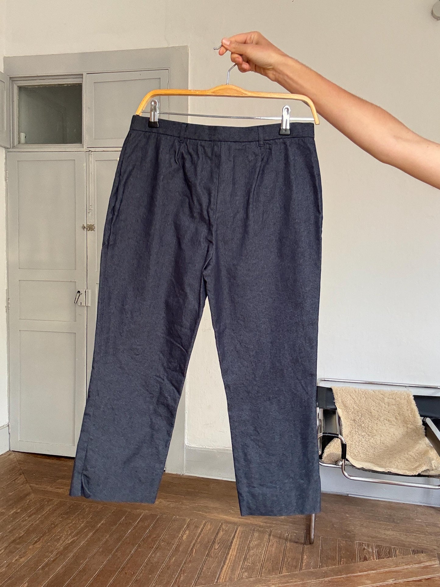 Vintage Moschino Cheap and Chic Cropped Pants – Size M, Luxury Designer Trousers