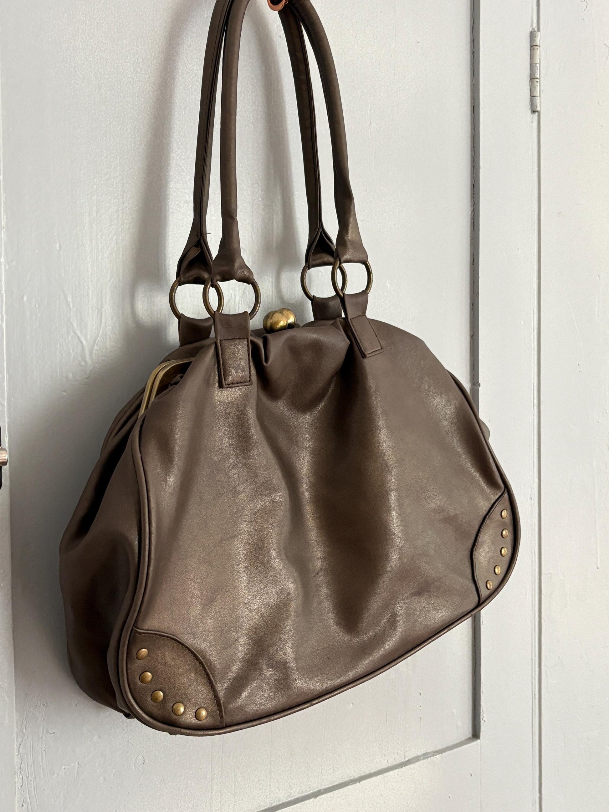 Vintage Helena Rubinstein Shoulder Bag – 90s Minimalist Black Purse, Elegant Everyday Aesthetic, Classic Designer Style