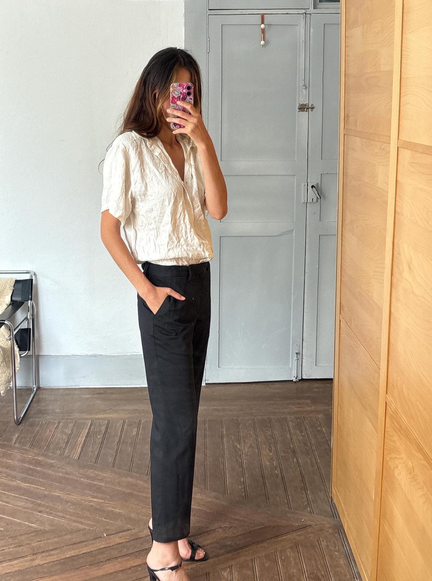 Vintage Men's Emidio Tucci Black Wool Blend Trousers – Classic Tailored Men’s Pants, Unisex Style