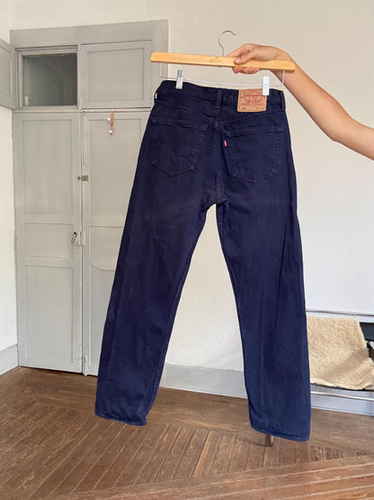 Vintage Navy Levi's 501 Jeans — additional view 8