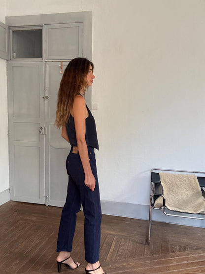 Vintage Navy Levi's 501 Jeans — additional view 6