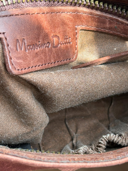 Vintage Massimo Dutti Leather Baguette Bag — additional view 10