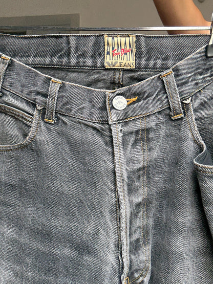 Armani Jeans Dark Grey Denim Pants — back view